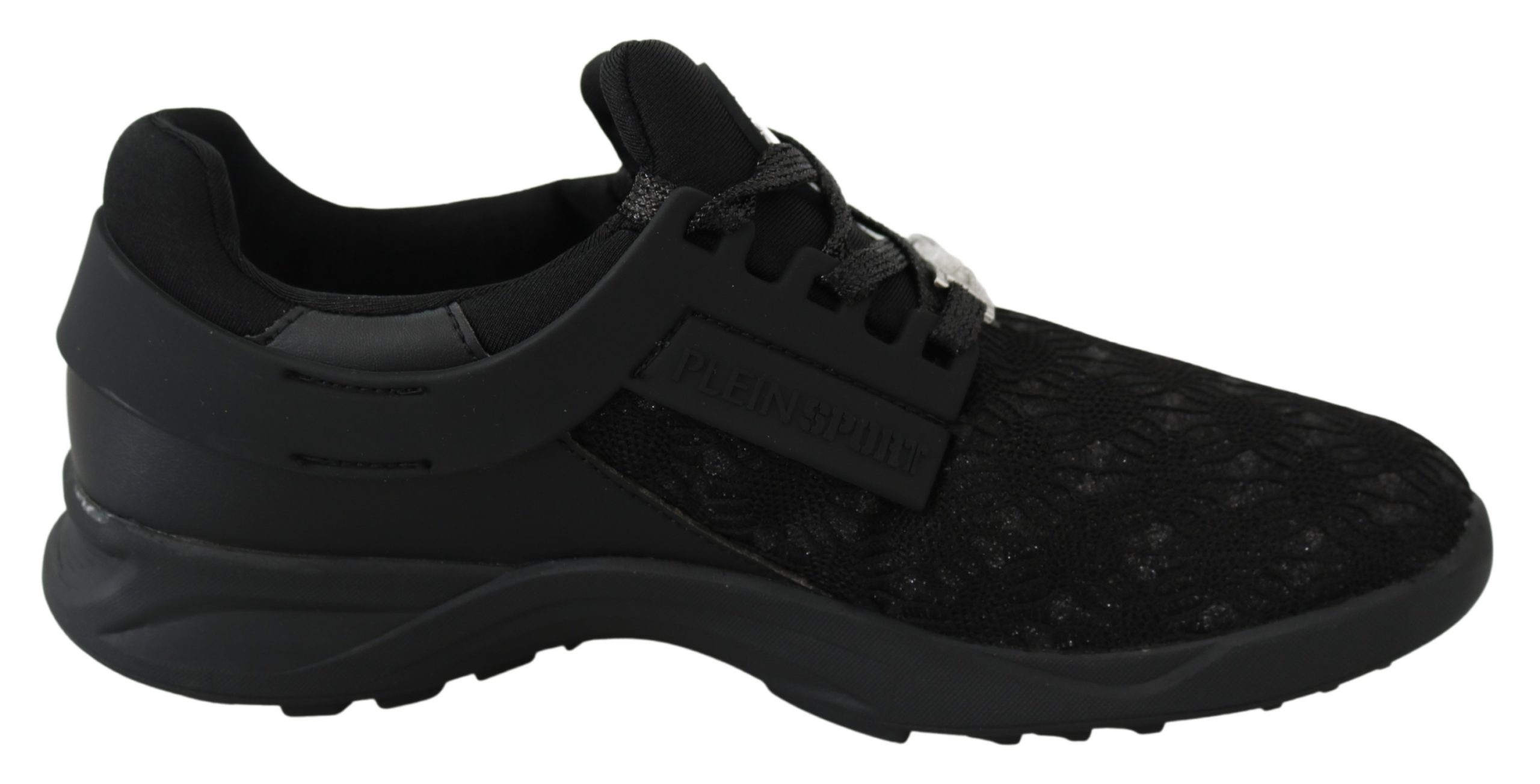 Plein Sport Women's Black Polyester Runner Beth Sneakers Shoes