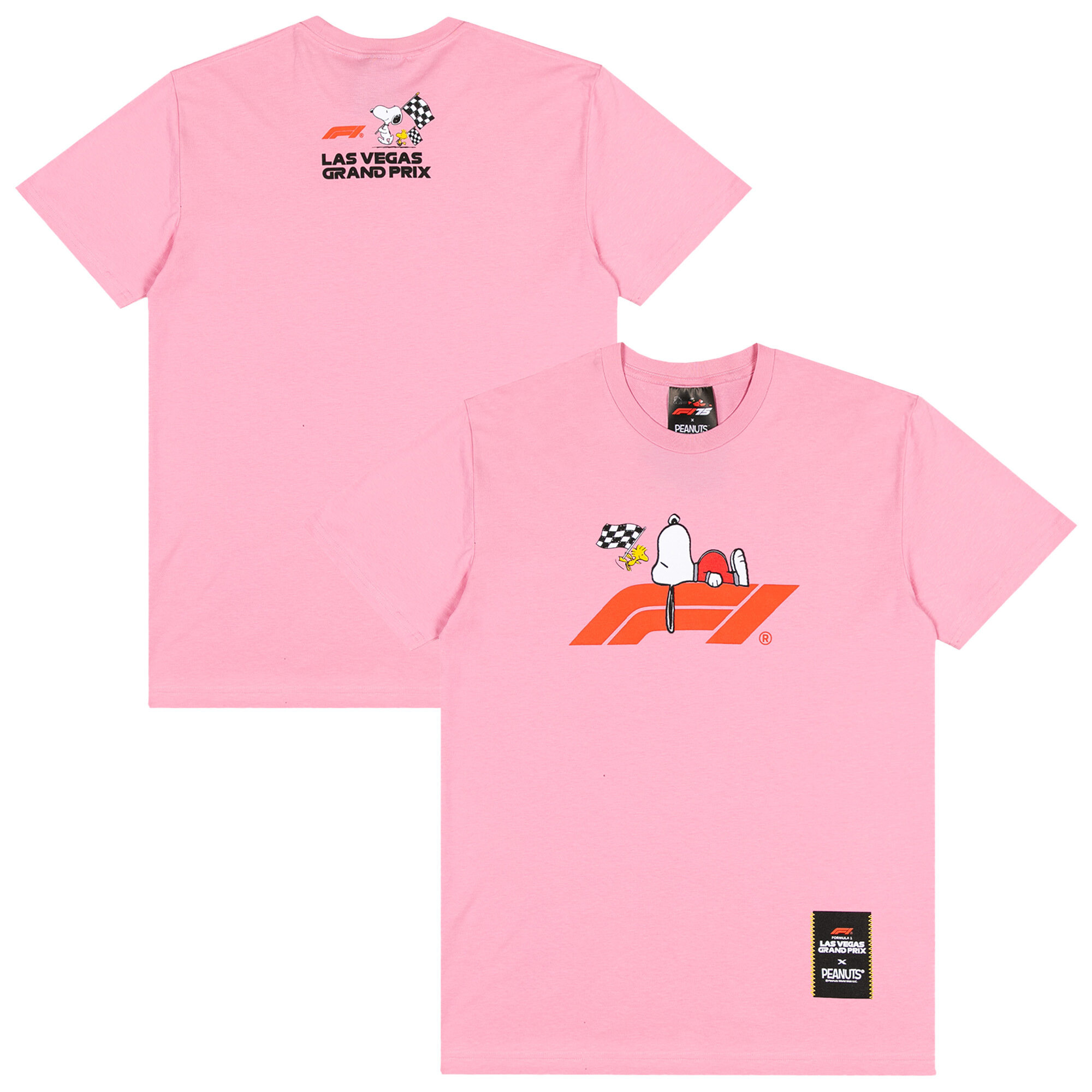 Formel 1 Peanuts Las Vegas Logo T-Shirt – Pink – Unisex Image