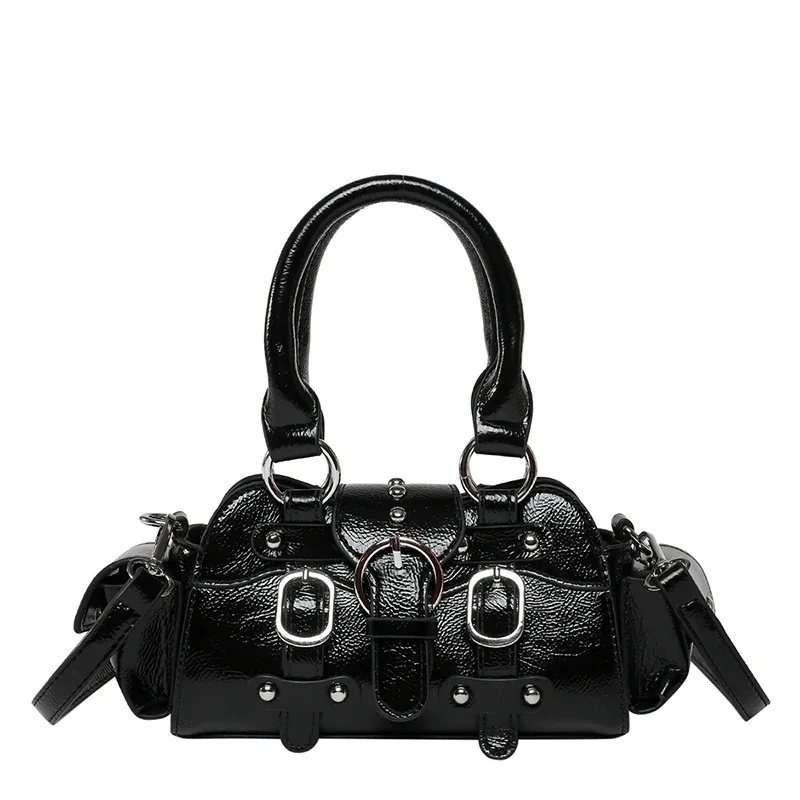 2025 nouveaux sacs à bandoulière carrés en polyuréthane solide popularité chaude à la mode Design élégant sacs à main de Style Y2K pour les femmes à la mode