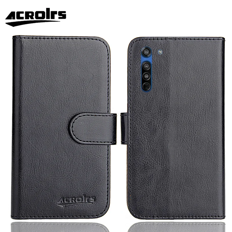 Coque Motorola Moto G8 6.4 ", Nouveau! Étuis de téléphone spéciaux de protection en cuir de luxe, portefeuille pour cartes de crédit, 6 couleurs