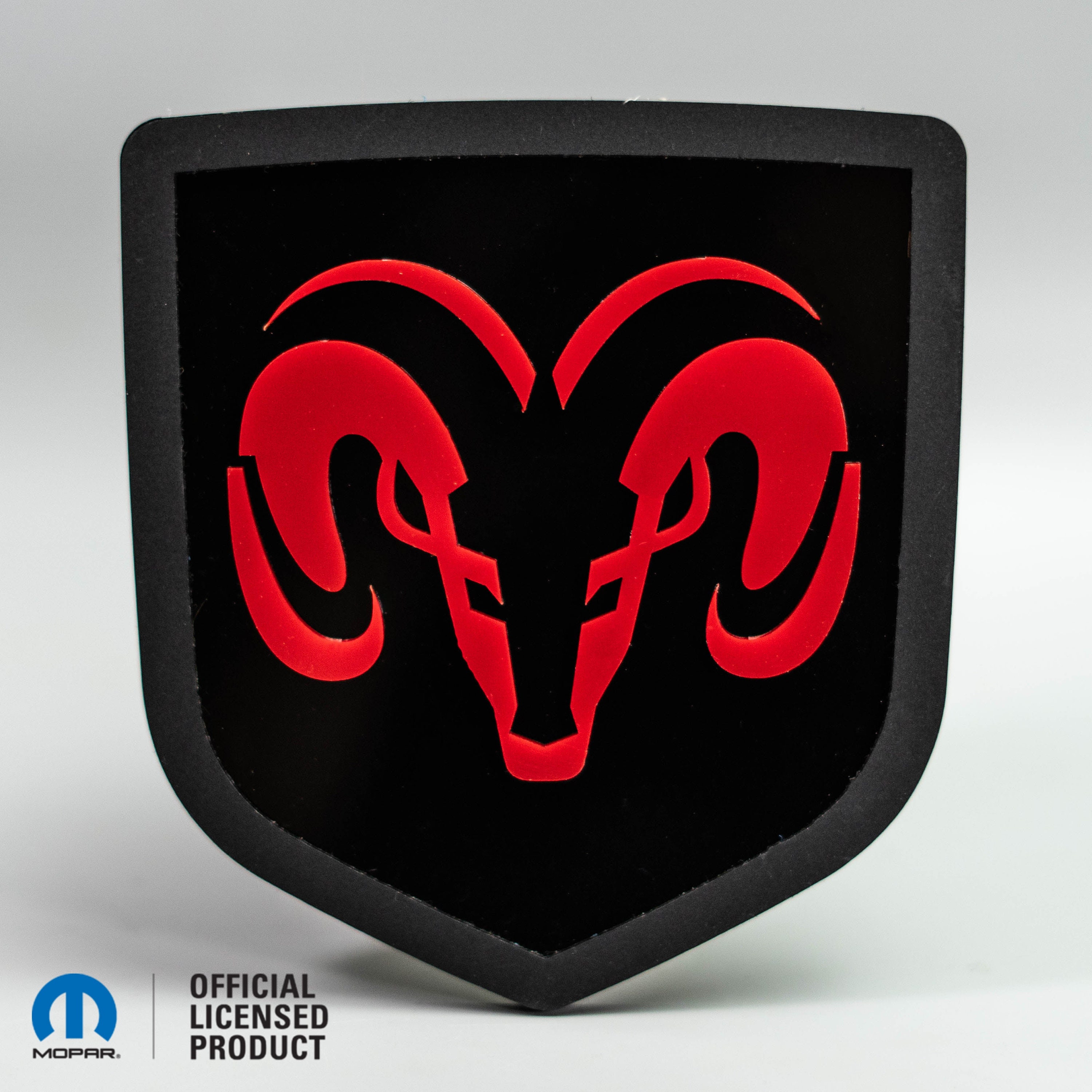 Distintivo per portellone posteriore con logo Ram Head Style 1 - Adatto per portellone posteriore Dodge Ram 2009-2018 - 1500, 2500, 3500 - Prodotto