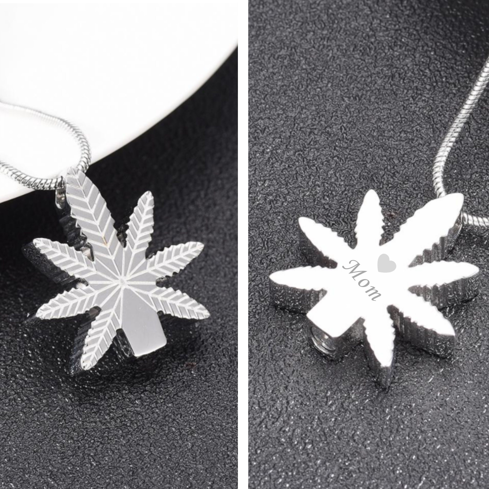 Collana con urna per ceneri umane / Collana per cremazione / Gioielli per cremazione / Collana con urna da uomo / Collana con urna per uomo / Collana