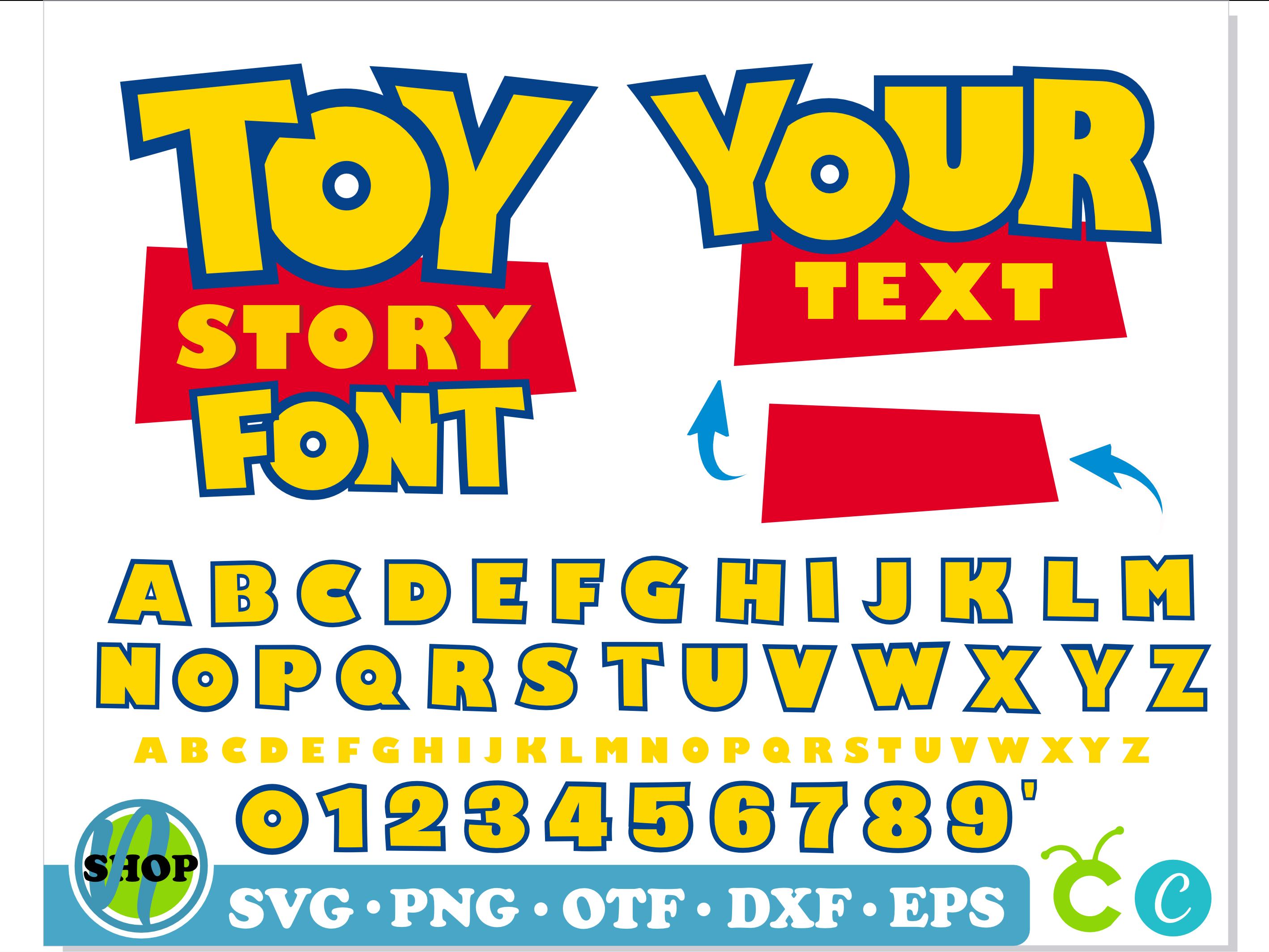 Toy Story Font SVG, Toy Story Font PNG, Toy Story Font TTF, Toy Story Font Canva Cricut, Toy Story Compleanno, Toy Story Logo Toy Story Banner