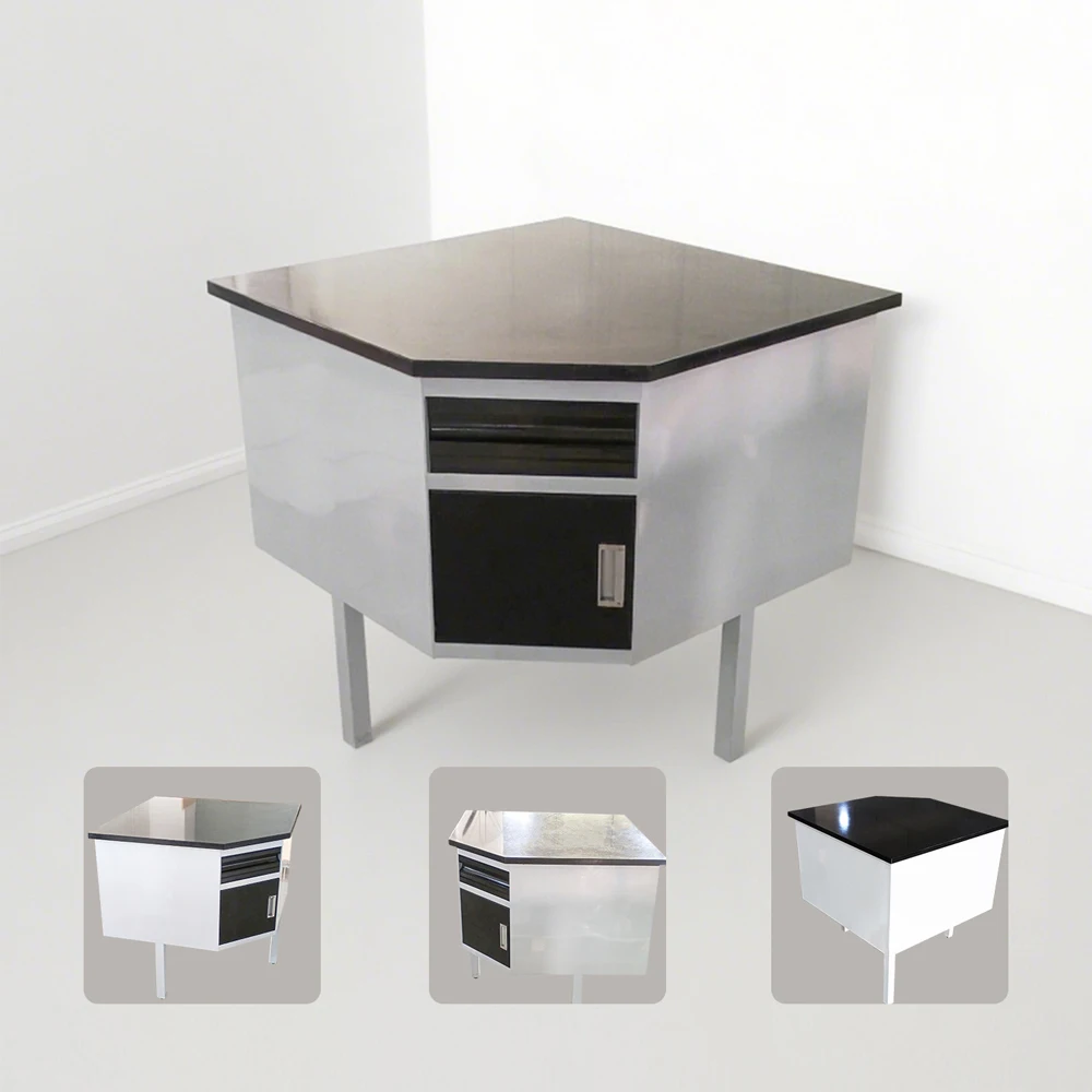 Dentallabor-Werkbänke, Kombinationstische, Eckschrank für alle Modelle, 1,0 m/1,2 m/1,4 m/1,6 m/1,8 m Arbeitsplatz