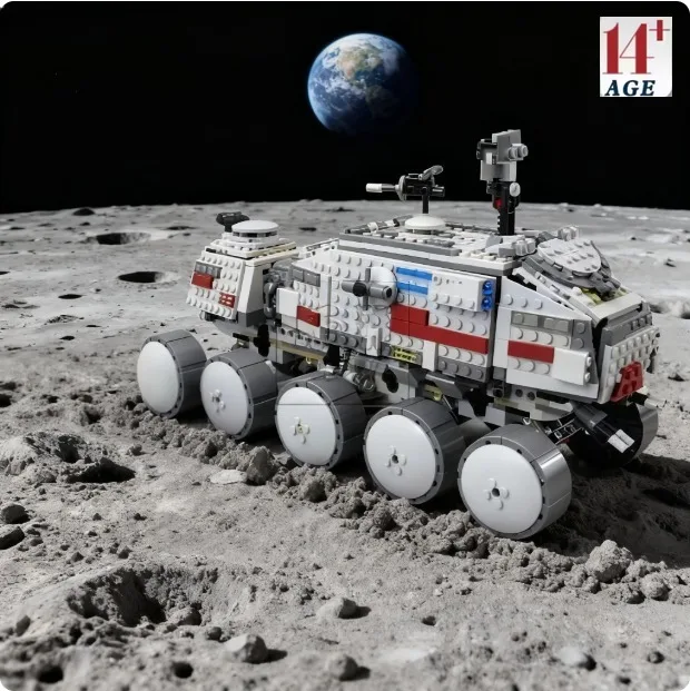 933PCS Film 75151 Blöcke Szene Turbo Tank Baustein Requisiten Modell Moc DIY für Kinder Zusammengebautes Spielzeug Geburtstag Weihnachten geschenk Image