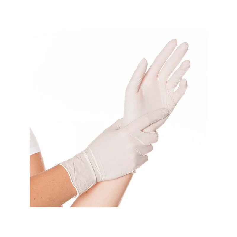 FRANZ MENSCH Nitrilhandschuhe Safe Premium puderfrei weiß 7/S 24cm Image