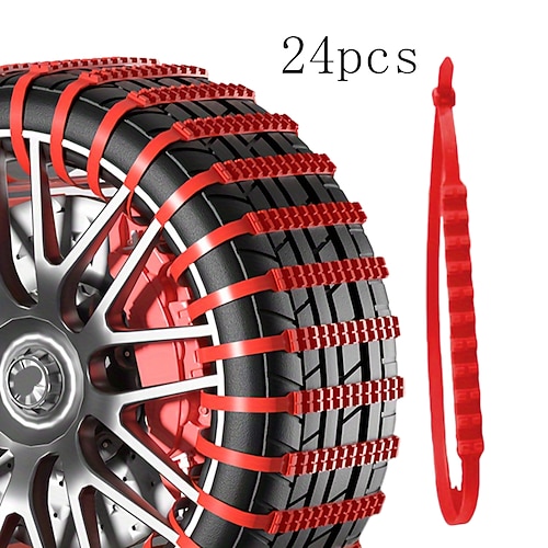 Catene antiscivolo reversibili 12/24/36 per auto pneumatici da neve sotto la neve nessun danno agli pneumatici suv berlina furgone fuoristrada catene da neve universali di emergenza nuovo materiale