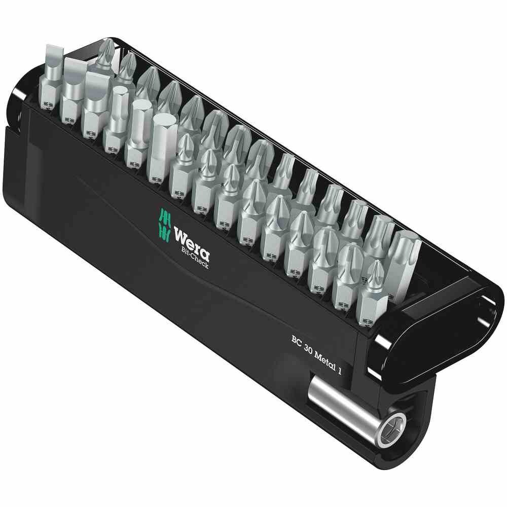 WERA Bit-Set, 29St, Mit Magnethalter, 8xPH, 9xPZ, 6xTX, 3xSchlitz, 3xInnensechsk, 05057434001 Image