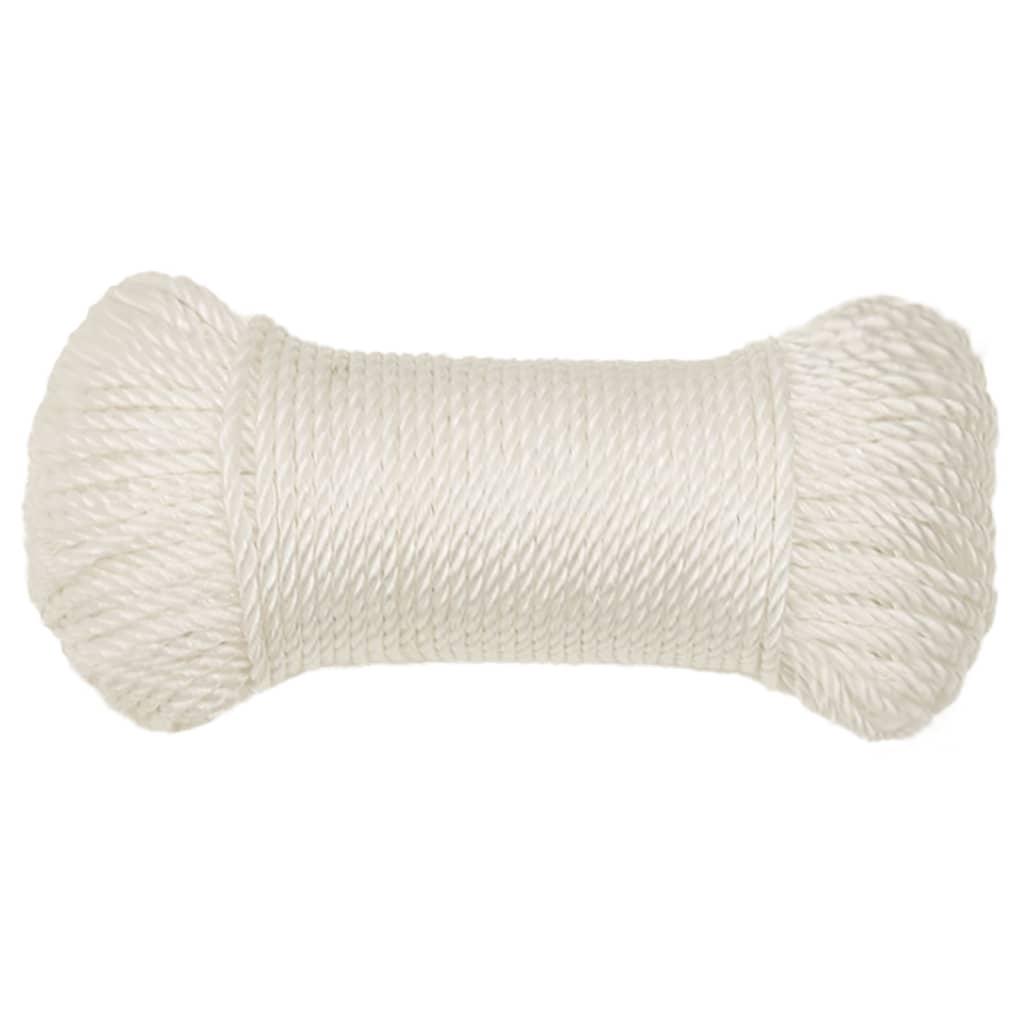 vidaXL Arbeitsseil Weiß 8 mm 25 m Polypropylen Image