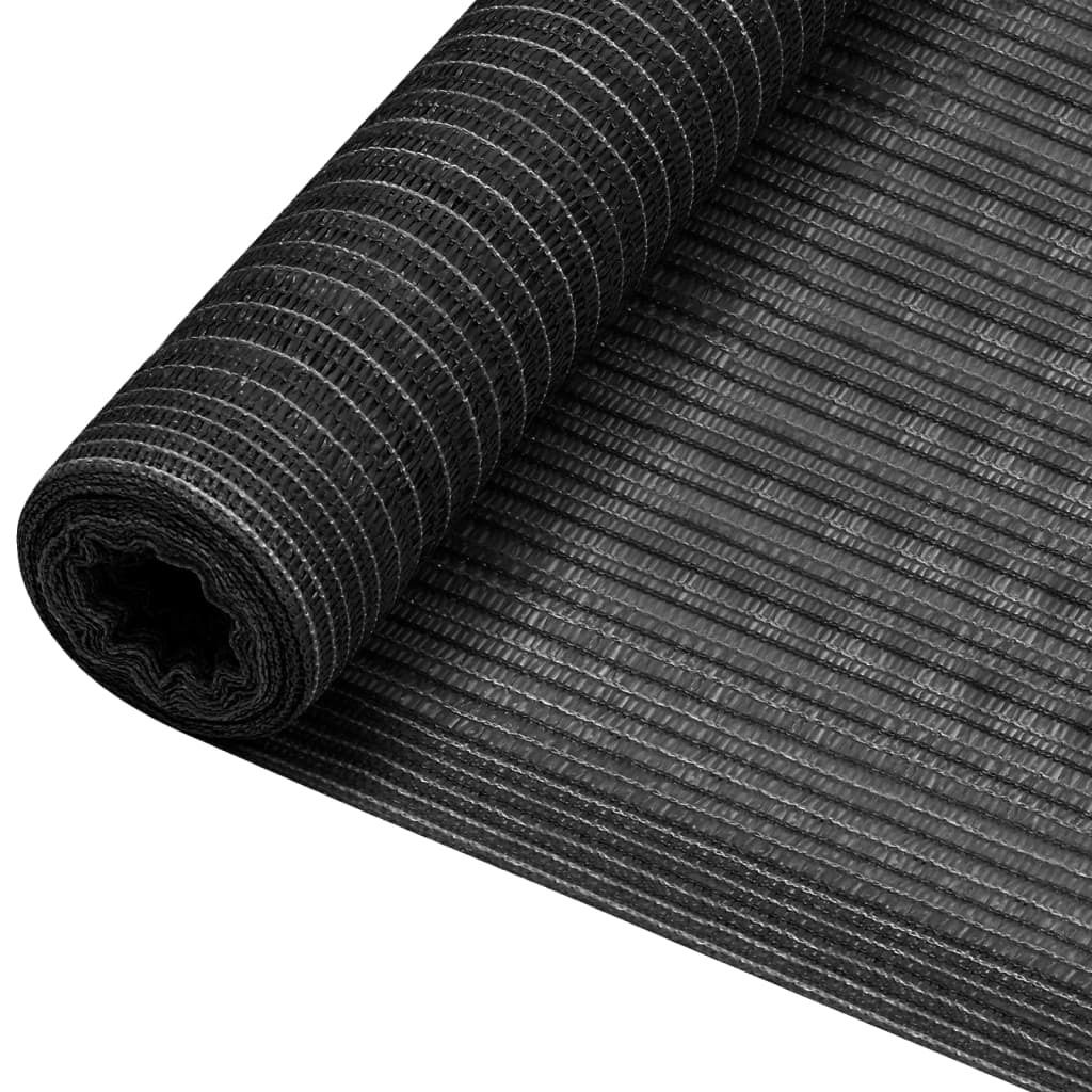 vidaXL Zaunblende Anthrazit 1x25 m HDPE 195 g/m² Image