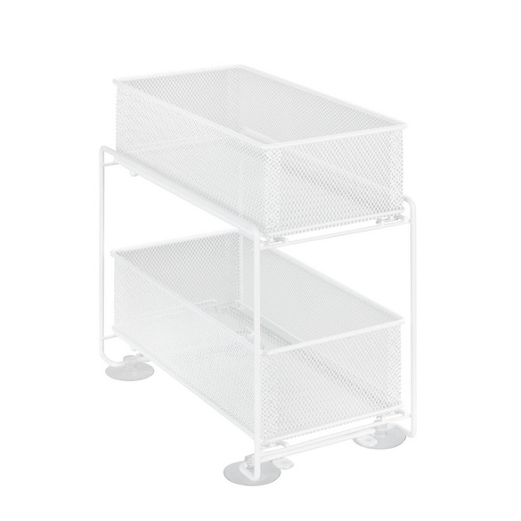 Schubladenregal Gioma Weiß 2 Etagen WENKO