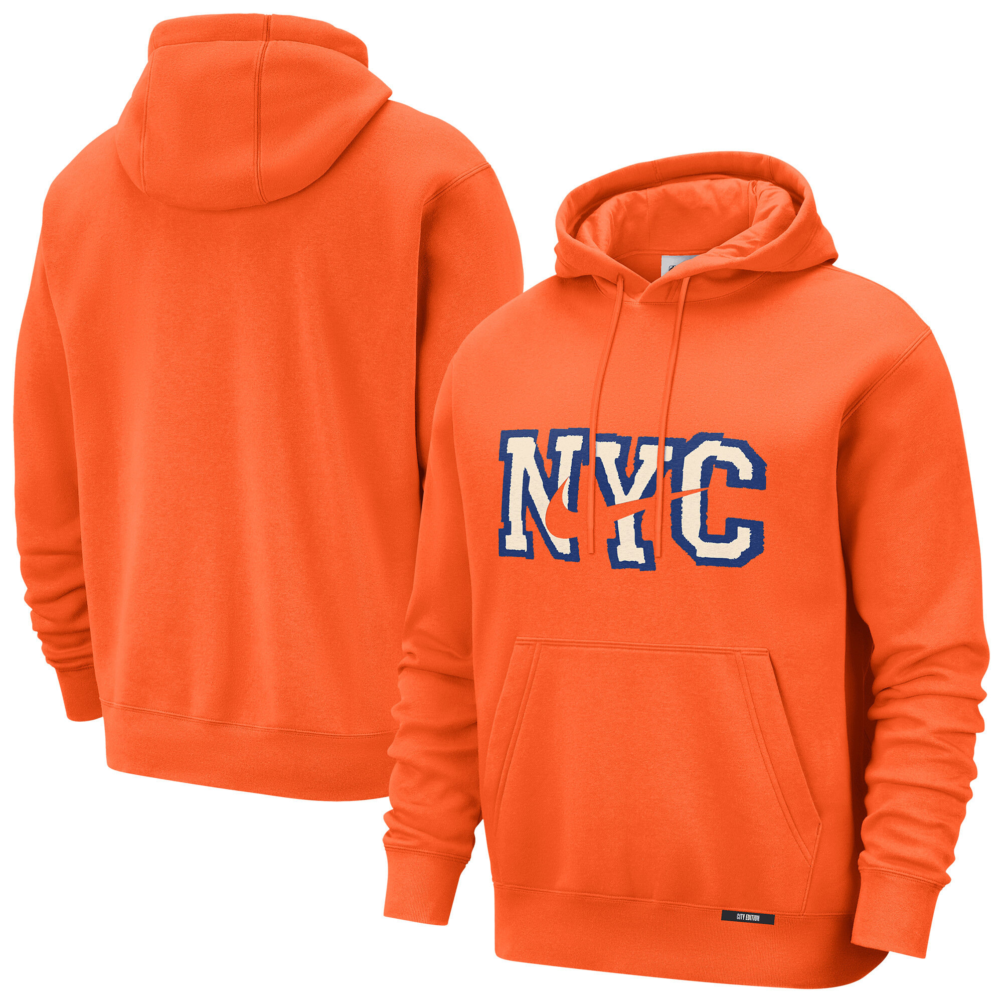New York Knicks Nike City Edition Club Logo Hoodie – Herren Image