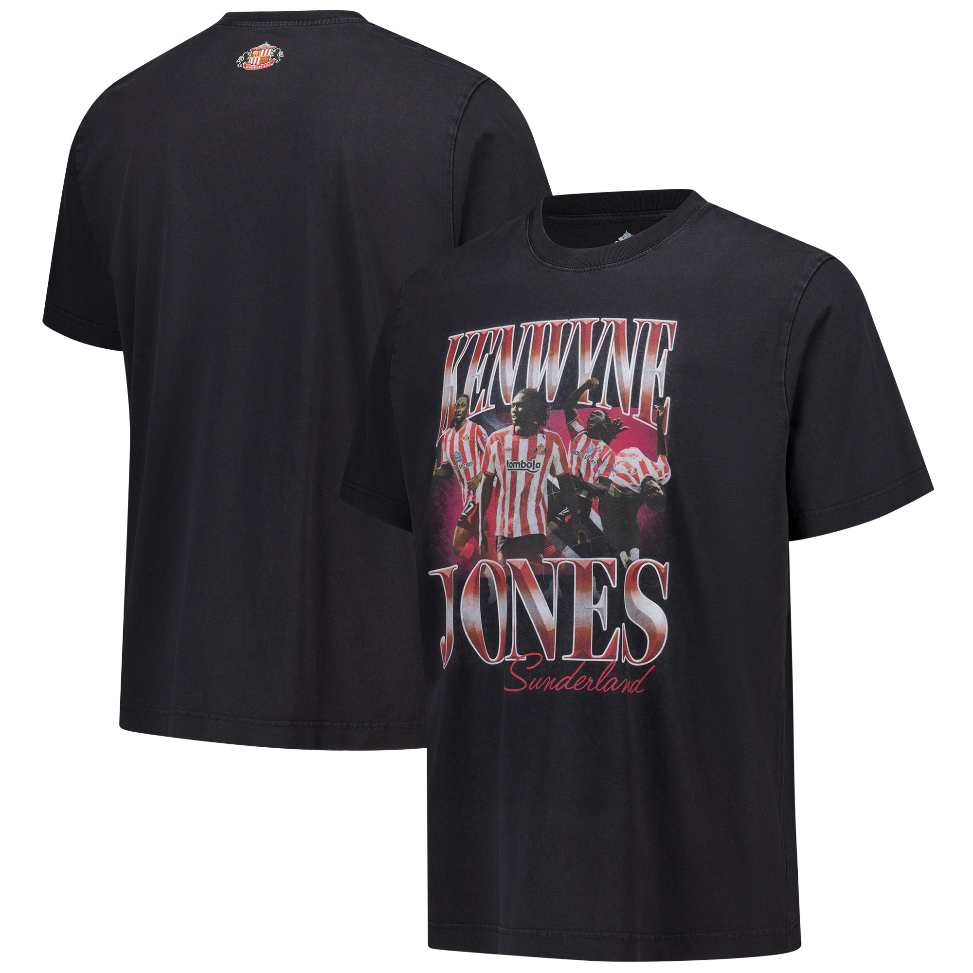 Sunderland Kenwyne Jones T-Shirt – Schwarz – Herren Image