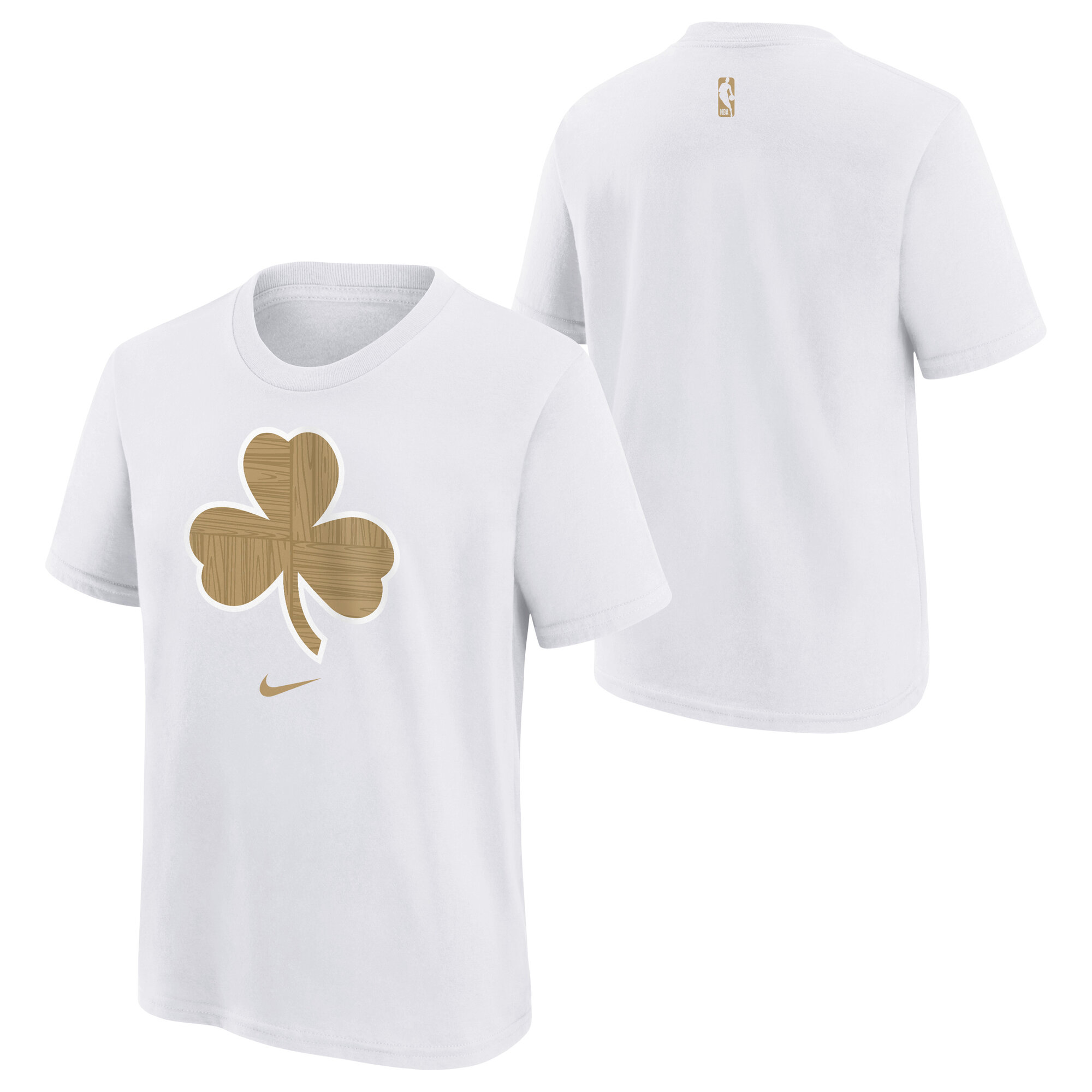 Boston Celtics Nike 2025/26 City Edition Essentials Logo T-Shirt - Jugend Image