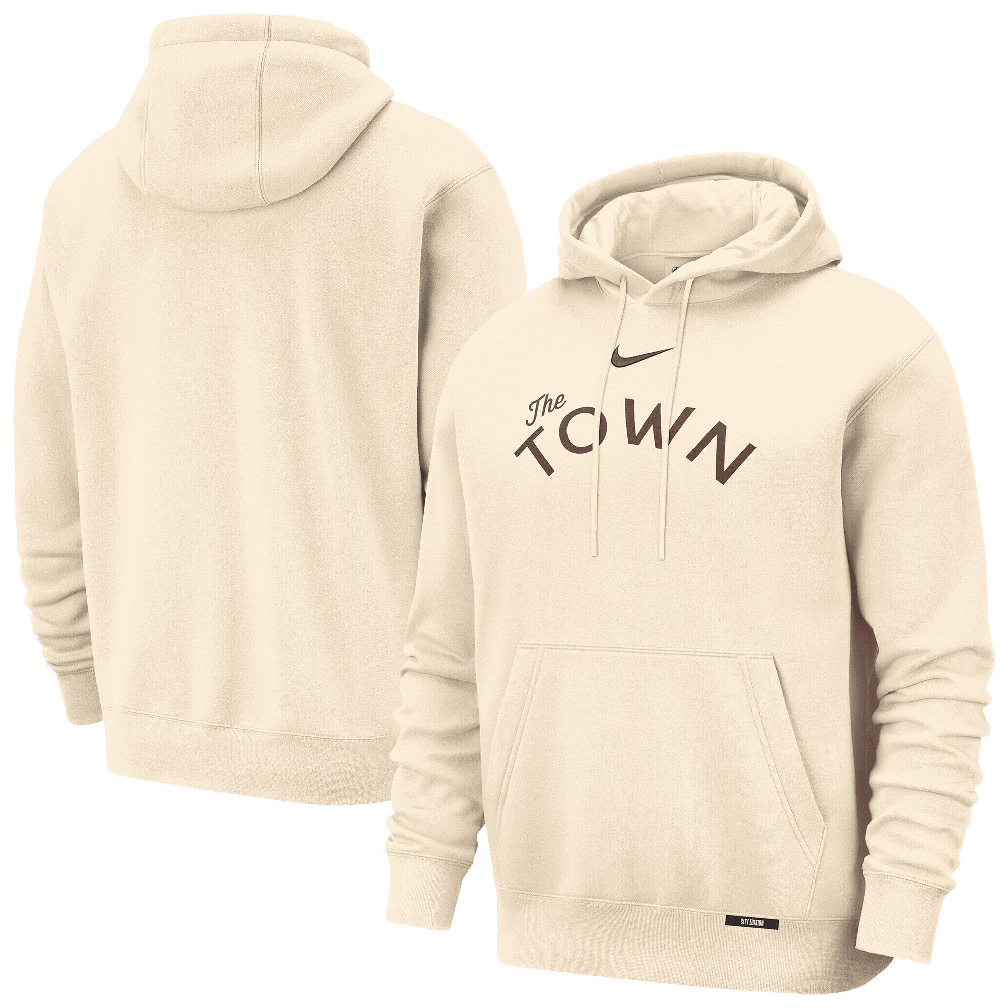 Golden State Warriors Nike City Edition Club Wortmarken-Hoodie – Herren Image