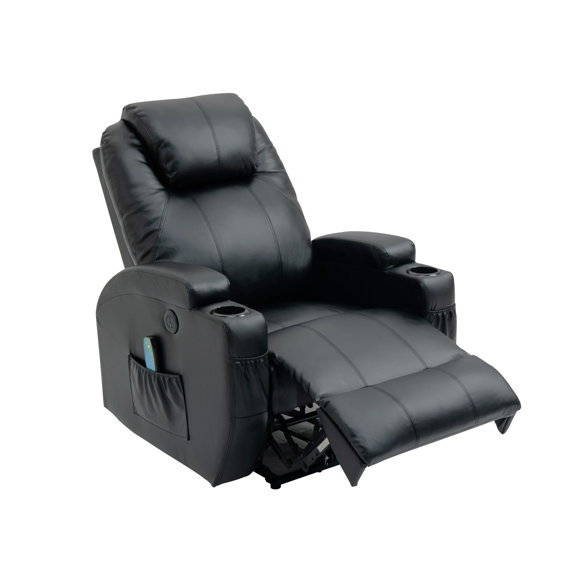 Elektrischer Massagesessel, Heizraumstuhl mit 3 Liegefunktionen mit USB Image