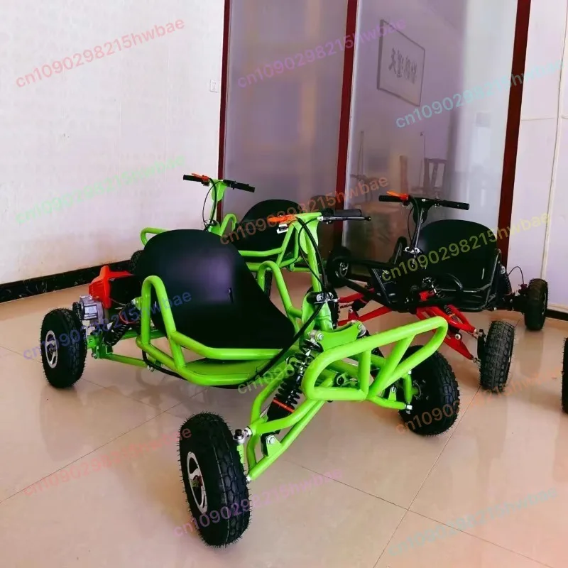 Hochleistungs-Drift-Go-Kart mit Gasbetrieben für Erwachsene und Kinder, All-Terrain-Offroad-Strandbuggy Image