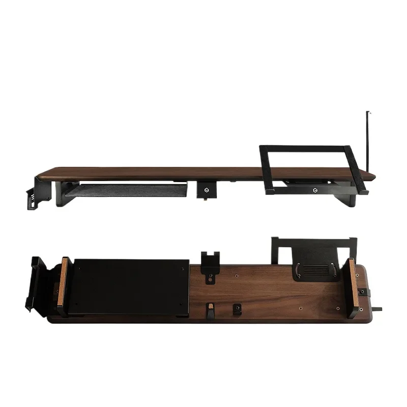 Table Workshop Z3 Modularer Monitor, erhöhtes Rack, Walnuss-Oberfläche, Computer-Bildschirmmatte, erhöhter Bürotisch Image