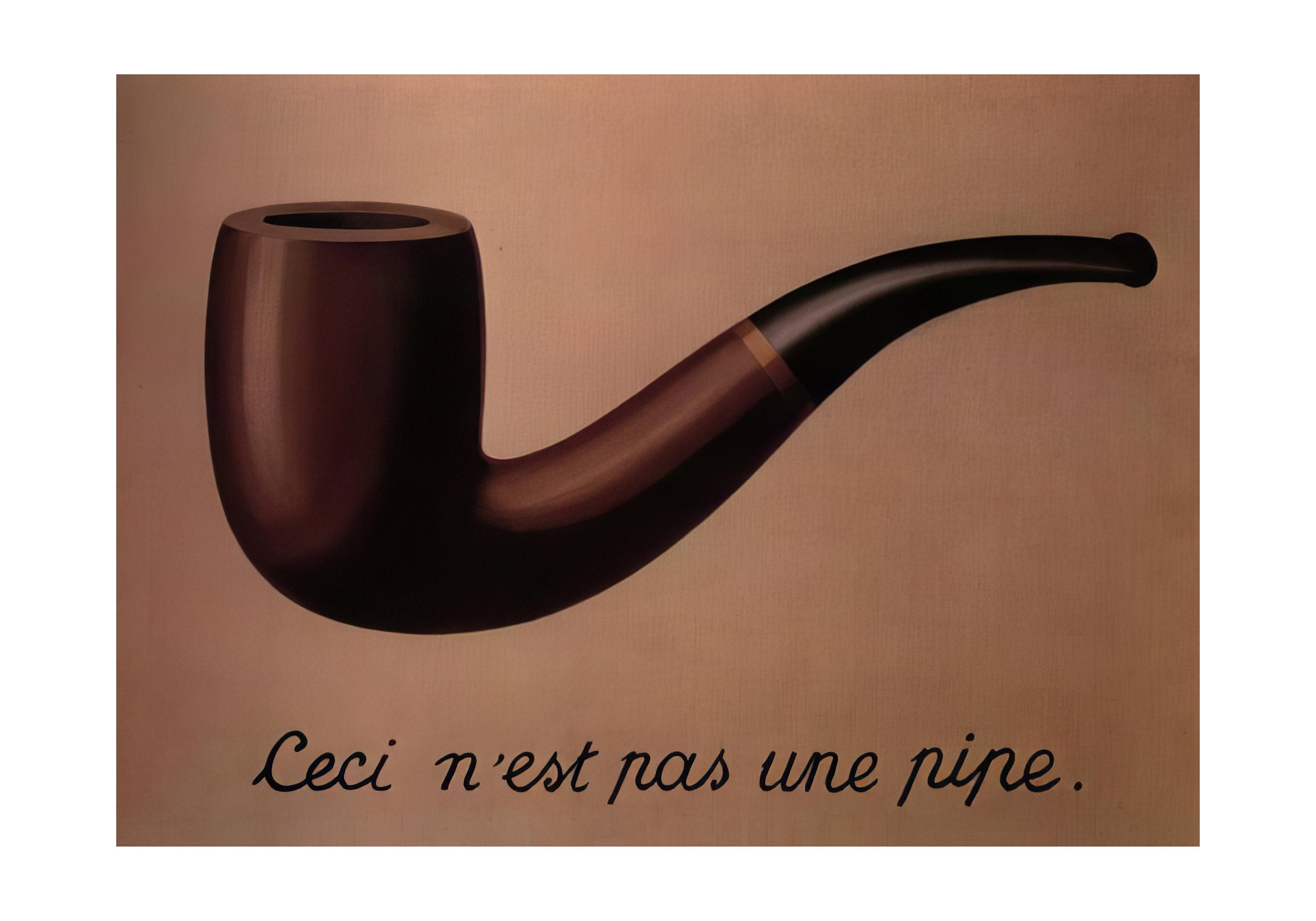 Stampe su tela di René Magritte (Ceci N'est Pas Une Pipe), poster su tela di René Magritte, dipinti su tela regalo di René Magritte, opere d'arte surr