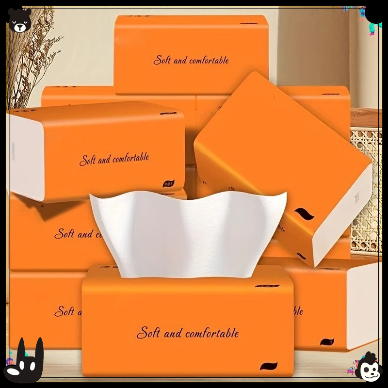 Household Toilet Paper, Large sized Tissues, And Car Paper Towels, A Whole Box Value Pack 1pc