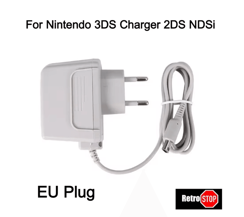 PowerPlay Home & Travel Wall Charger For Nintendo 3DS 2DS Series white