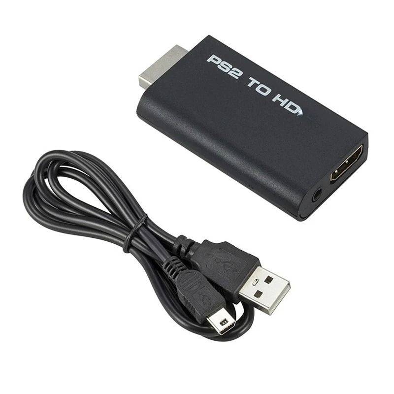 PS2 To HDMI Converter Adapter With Audio Support with Hdtv 1m Cable