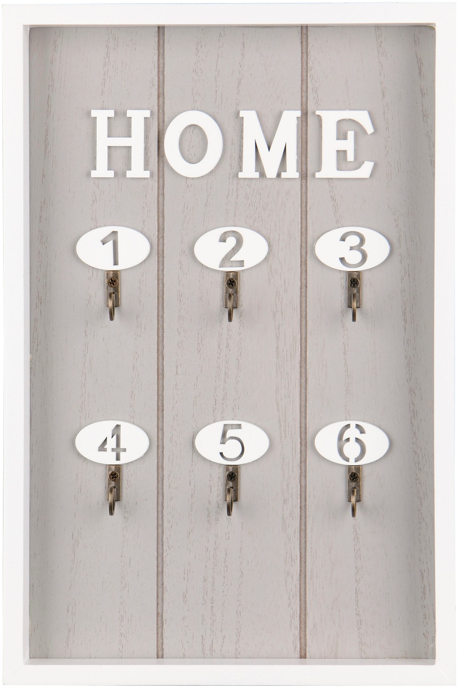 Ablageelement MIRRORS AND MORE "SASI", grau, H:30cm, Holzwerkstoff, Regale