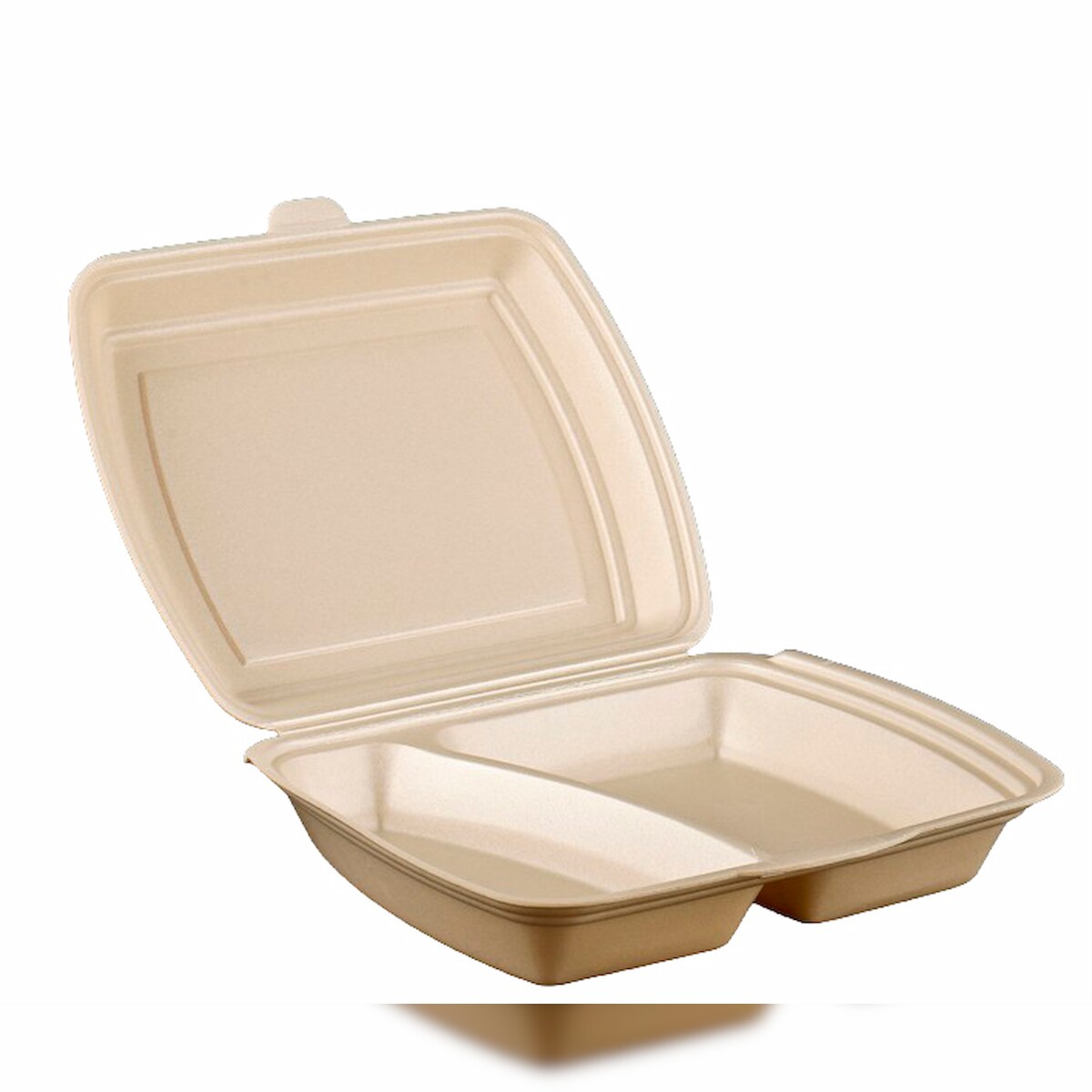 600 Menüboxen 2-geteilt, 24,7 x 19,8 x 7,5 cm, 1630X Image