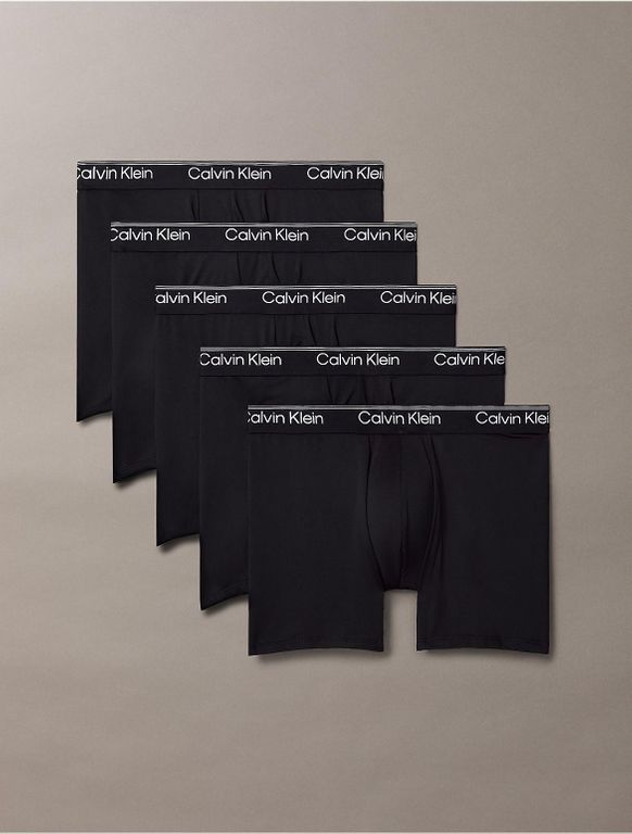 5 Pack Boxer Briefs - Black - Calvin Klein Underwear