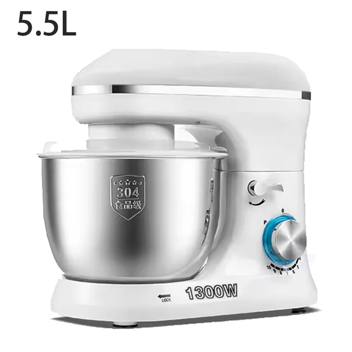 5.5L mélangeur machine 1300W robot culinaire Stand Mixer oeuf électrique cuisine mélangeur pâte mélangeur Machine appareil ménager