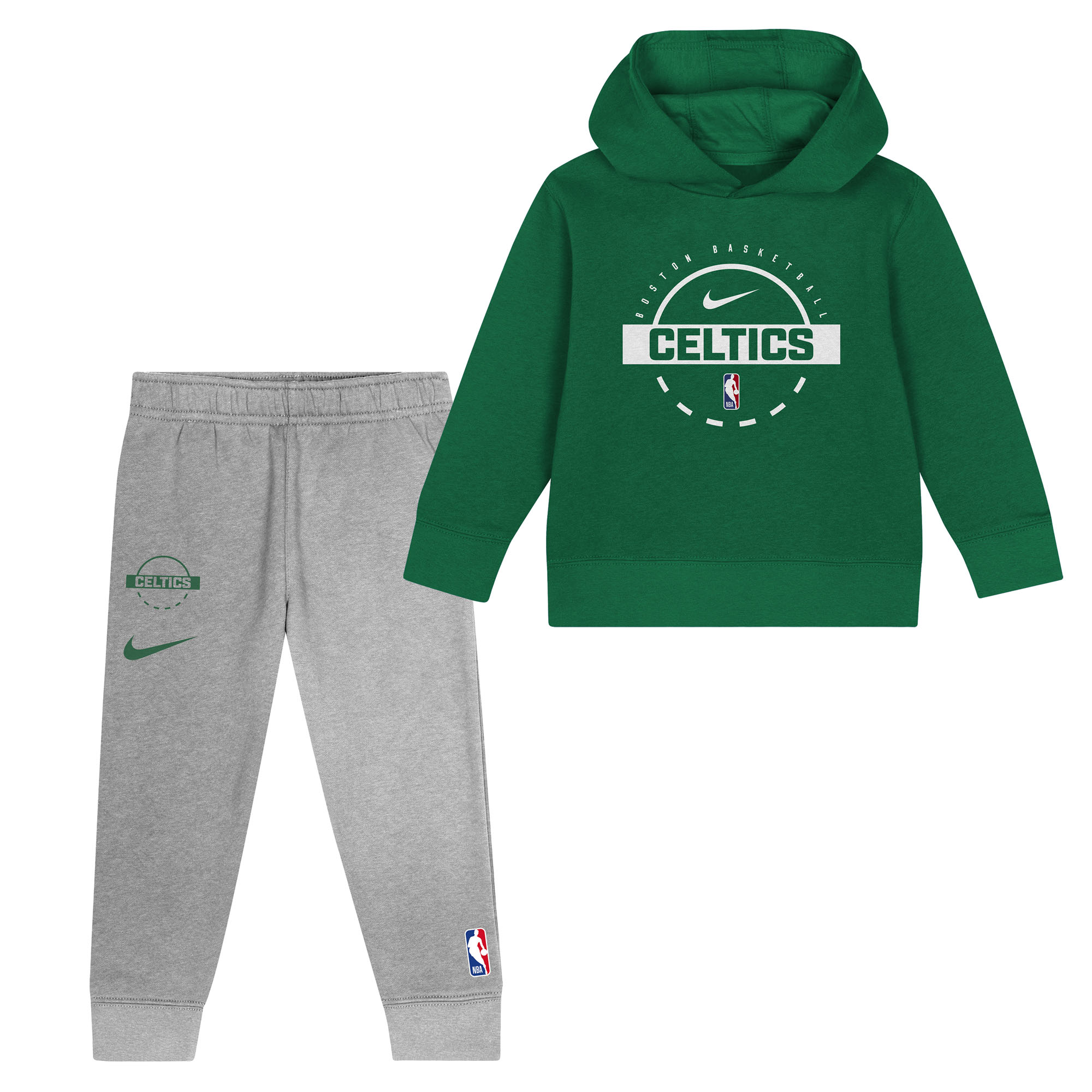 Boston Celtics Nike Team Logo Club Fleece-Set – Kleinkinder Image