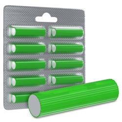 VIOKS 10x Duftstäbchen Luftfrischer Duft grün für Staubsauger Vorwerk Kobold 121 Image