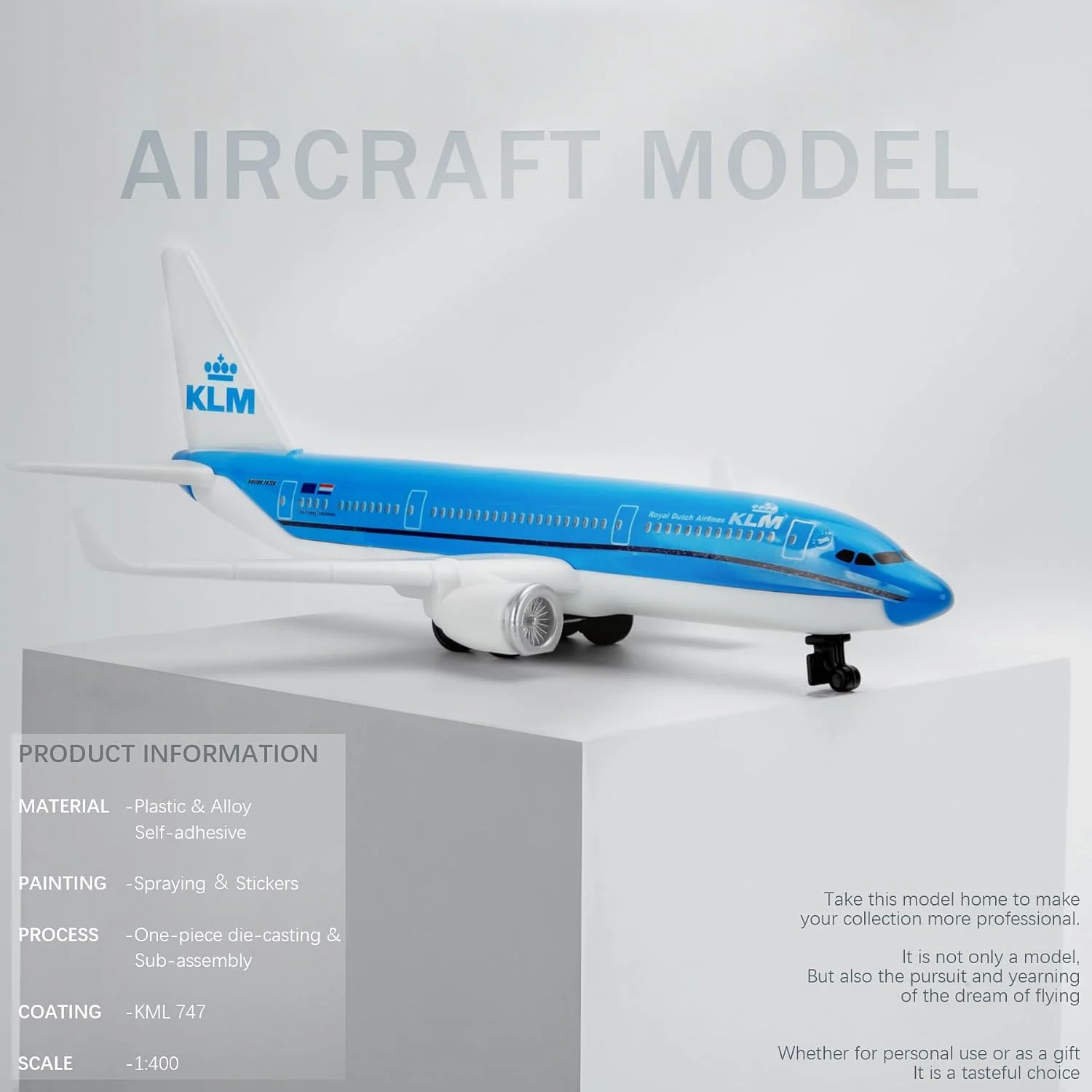 16 cm b747 Holland B747 KLM Airlines Modell Flugzeug Kits Geschenk Flugzeug Modell Metall Diecast Modelle Spielzeug Diecast Flugzeuge Sammlung Image