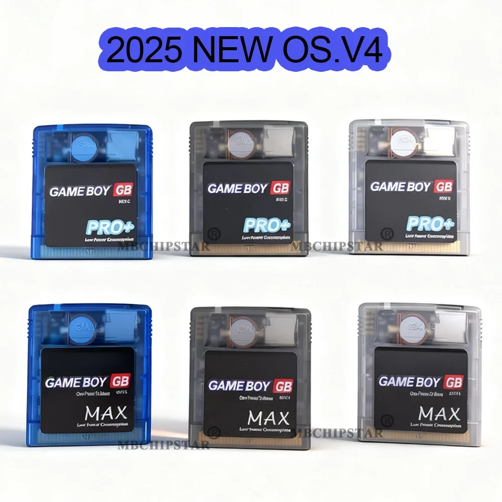 2000 in 1 OS V4 GB Pro/Max Neue Patronenspielkarte für Gameboy Color für GBA SP-Konsolen mit 8 GB TF-Karte Image