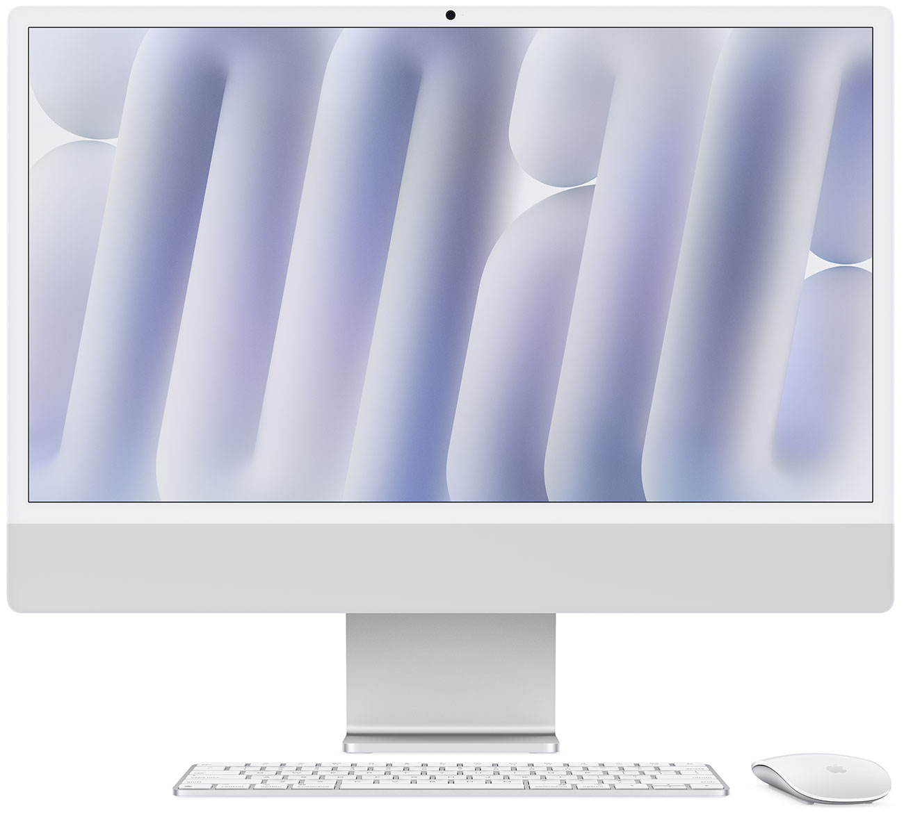 Apple 24-Inch iMac M4 10-Core 16GB RAM 256GB SSD 10-Core GPU Retina 4.5K Desktop Computer with Nano-texture glass in Silver (Late 2024)