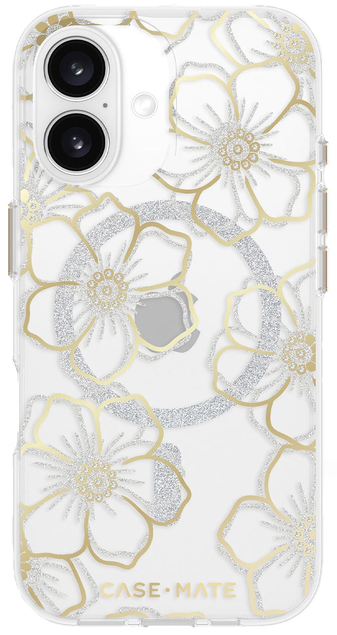 Case-Mate Cell Phone Case MagSafe for iPhone 16 Plus in Floral Gems