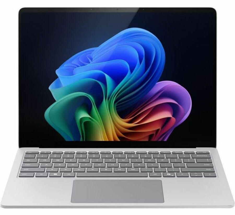 Microsoft Surface Laptop Copilot+ PC 15-Inch Touchscreen Snapdragon X Elite X1E-78-100 16GB RAM 256GB SSD Qualcomm Adreno Graphics in Platinum