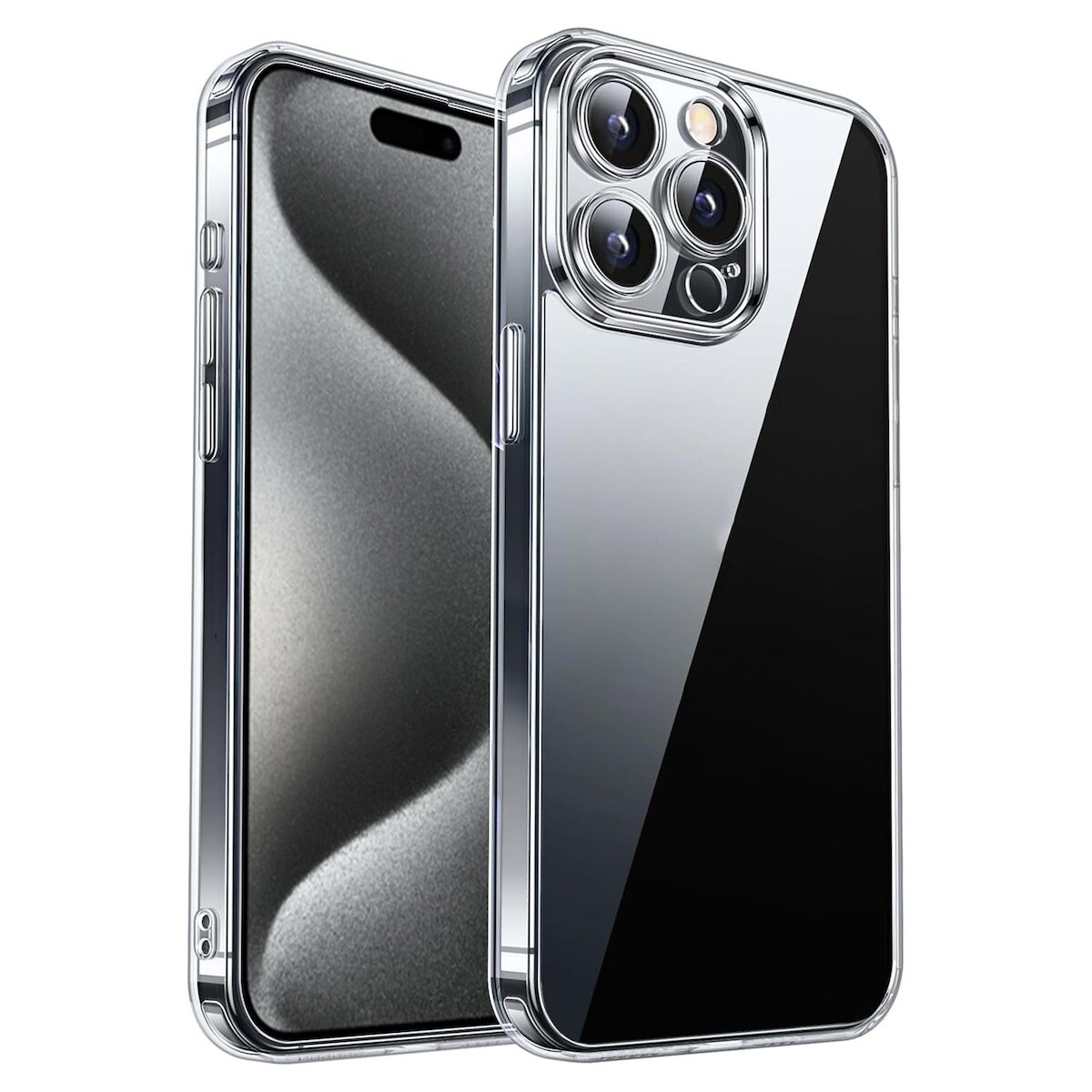 Schutzhülle für iPhone 15 Pro Max Kamera Case Panzerhülle Handyhülle Cover Tasche Transparent Smartphone Bumper Image