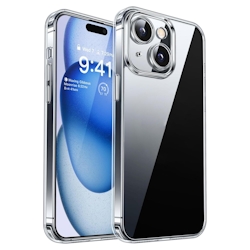 Schutzhülle für iPhone 14 Plus Kamera Case Panzerhülle Handyhülle Cover Tasche Transparent Smartphone Bumper