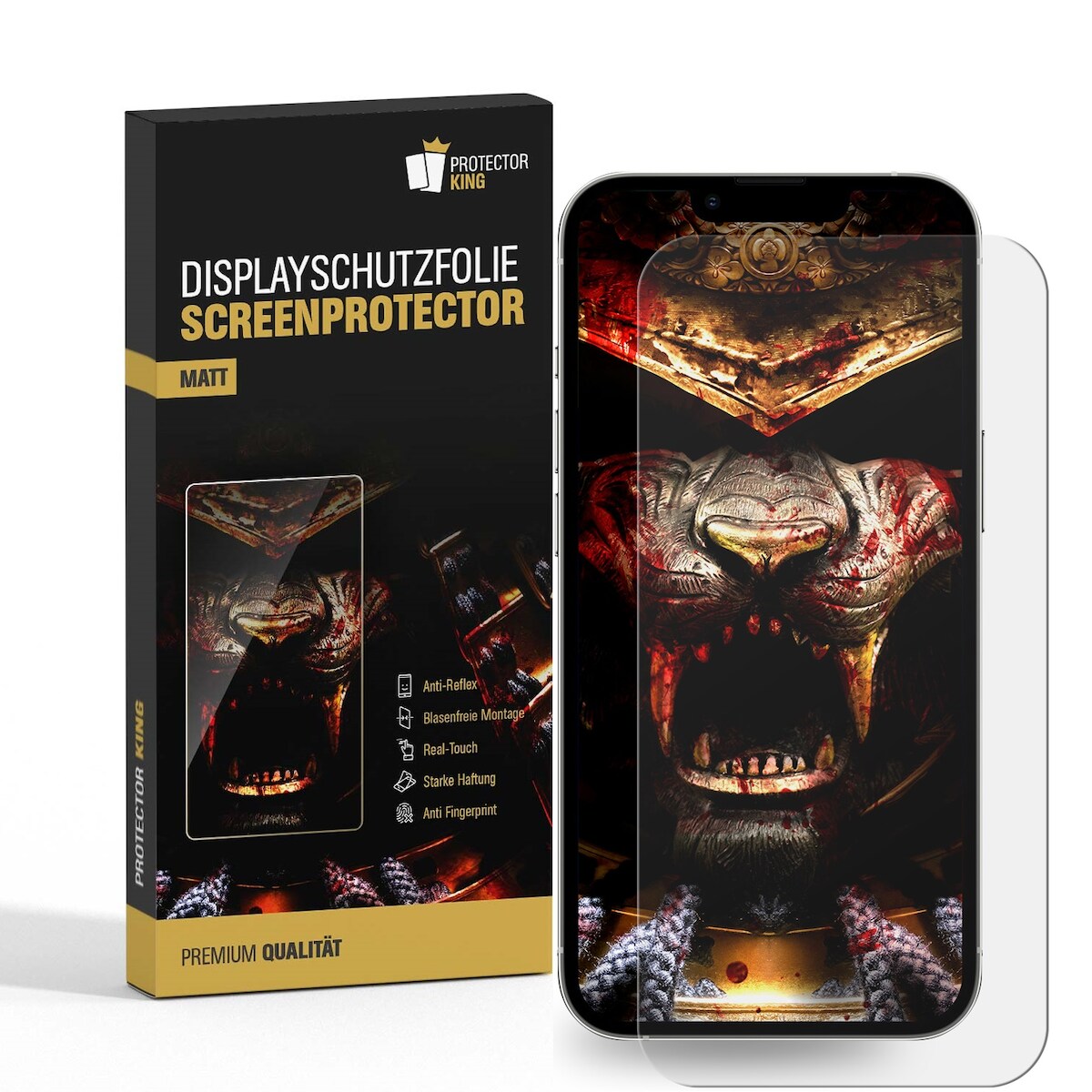 6x Flexibles Nano-Glas für iPhone 15 Pro ANTI-REFLEX Displayschutz Panzerglas Schutzglas Schutzfolie MATT Image