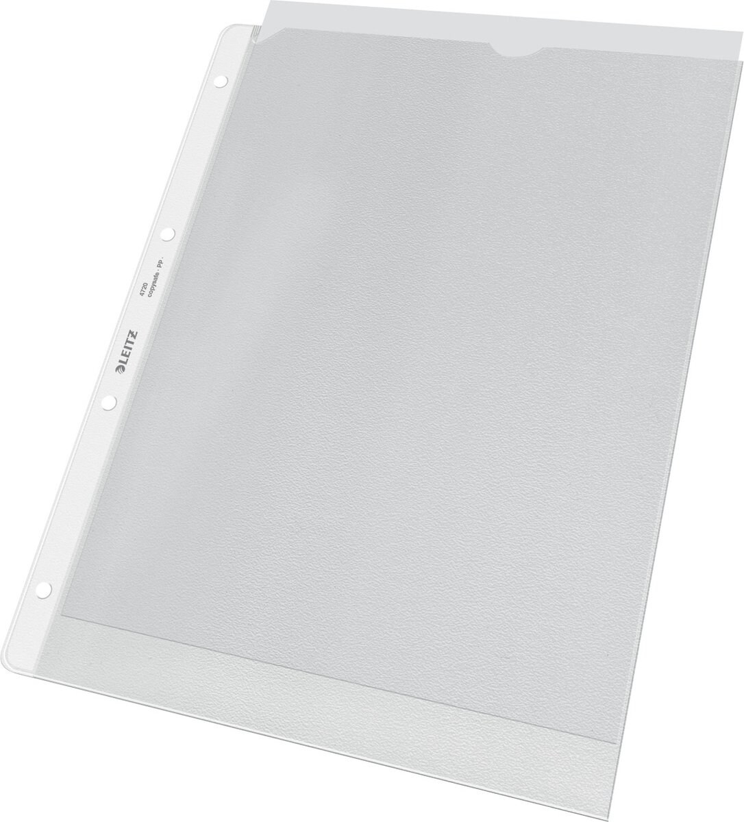 Leitz 4720 Prospekthüllen A4 transparent genarbt 0,13 mm - 100 Stück Image