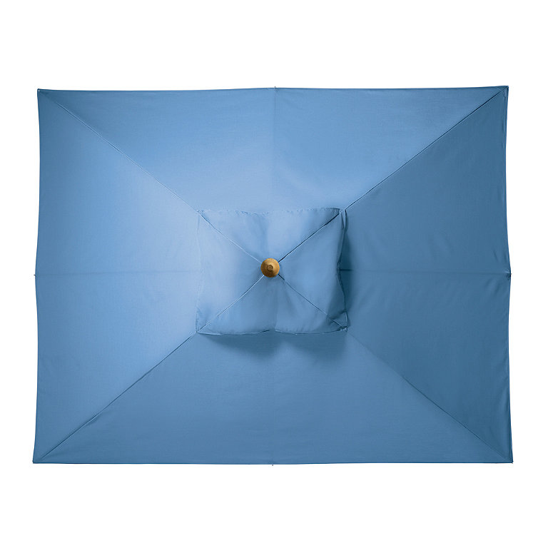Replacement Canopy for 8' x 10' Rectangular Market Umbrella - Vista Boucle Air Blue - Frontgate