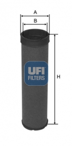 UFI Sekundärluftfilter 27.515.00 Universal 75mm Image