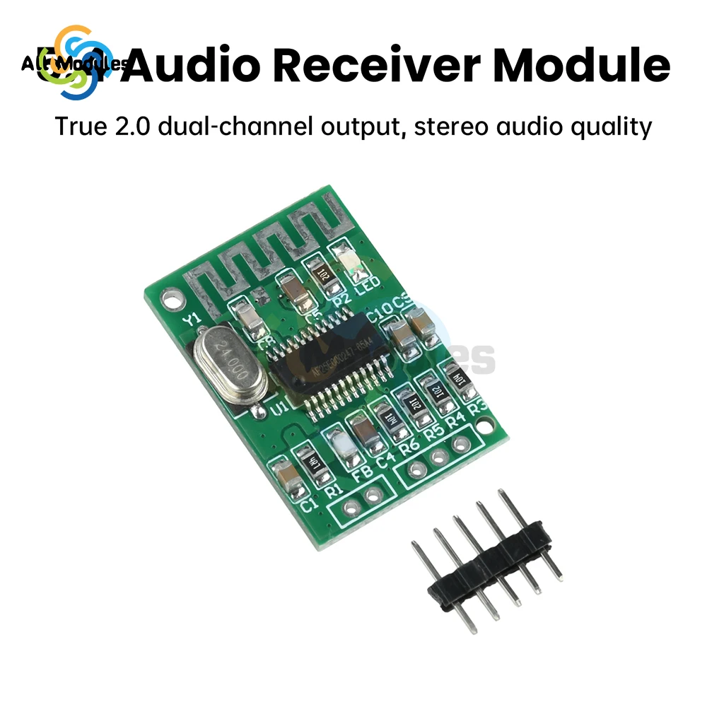 Mini Bluetooth 5.4 Audio Receiver Modul 2.0 Dual Channel Stereo Decodierung Board für Audiosysteme Image