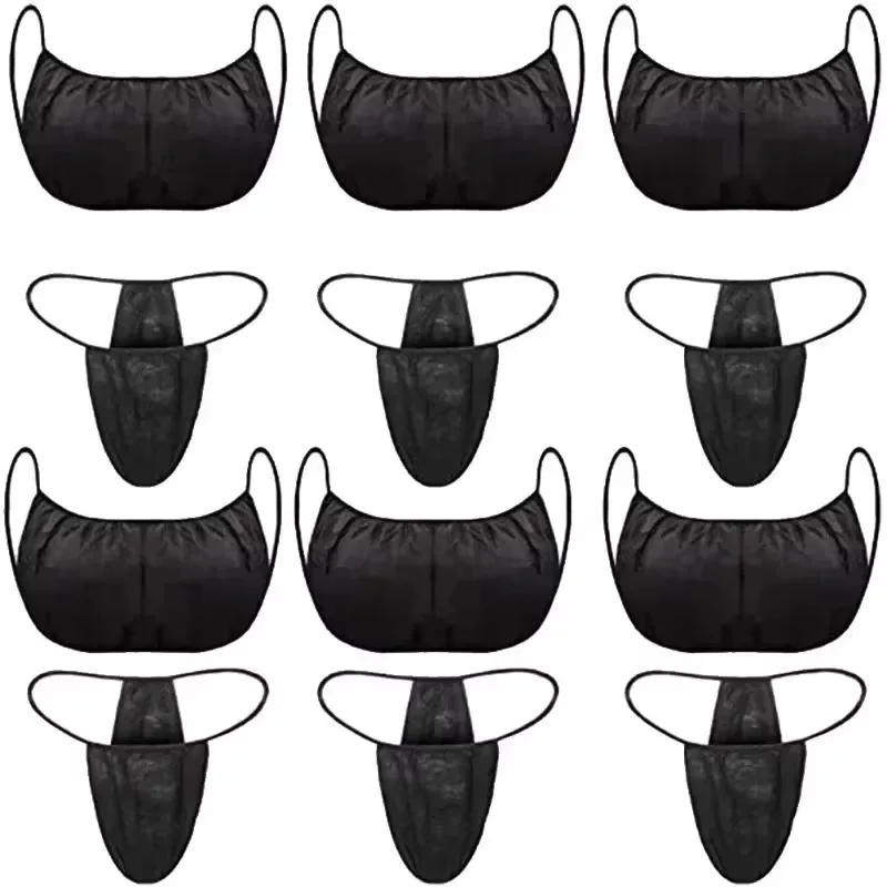 25 Sets Beauty-BHs und T-Höschen-Set, Taillen-Stretch, 120 cm, Einweg-Bikini-Tanga-Höschen zum Bräunen, hygienische SPA-Sauna-Slips