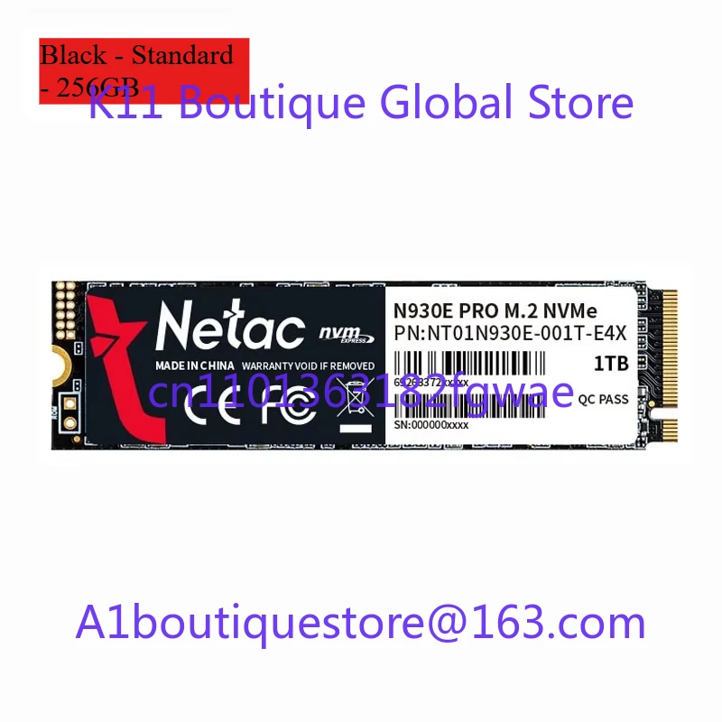 Original Netac N930E PRO NVMe M2 SSD 128 GB 256 GB HDD 512 GB 1 TB Laptop Interne SSD Image