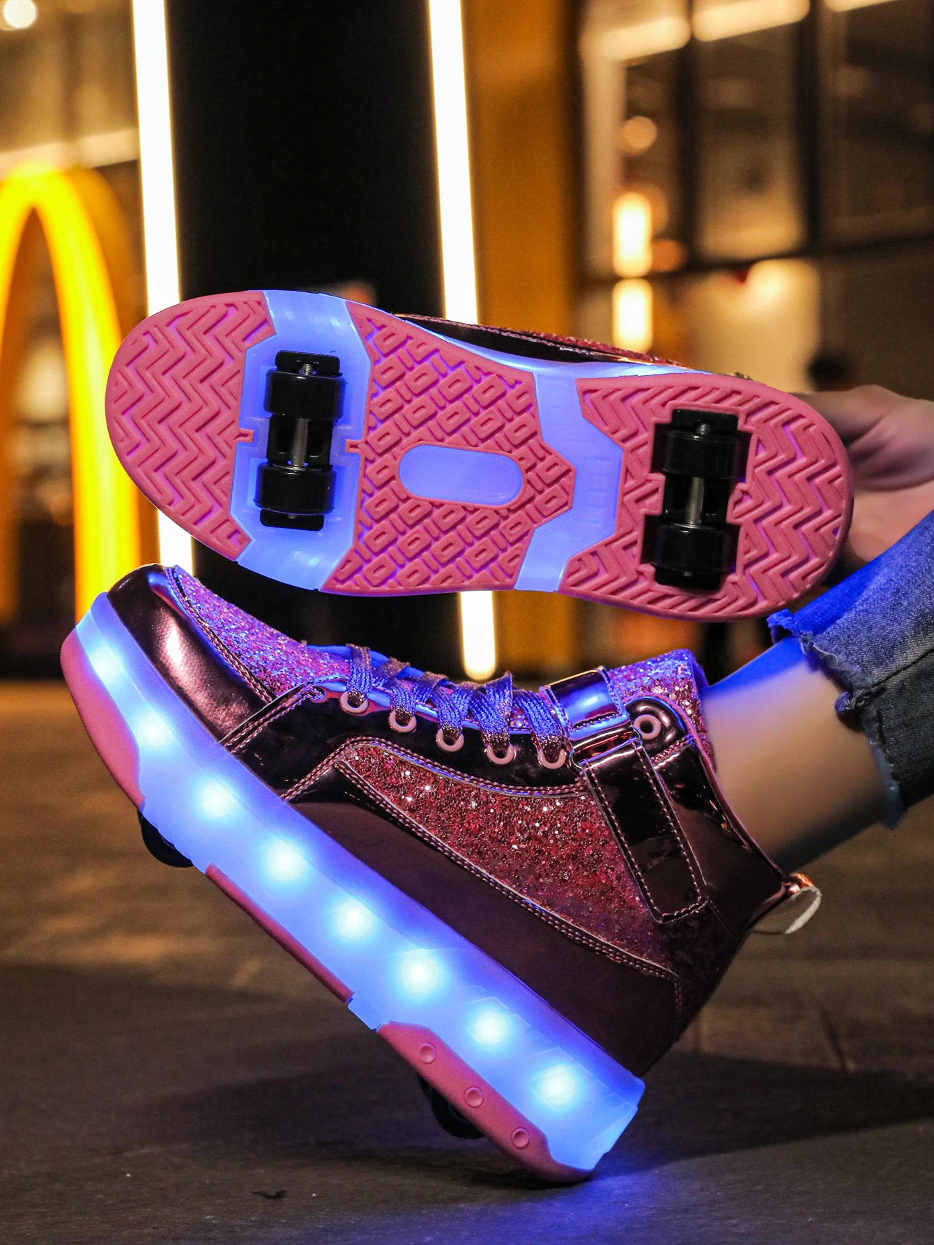 Trendige und trendige Wanderschuhe für Kinder und Jugendliche, verbesserte Version, verbesserte Stabilität, abnehmbarer Sportschuh mit doppeltem Verwendungszweck Image