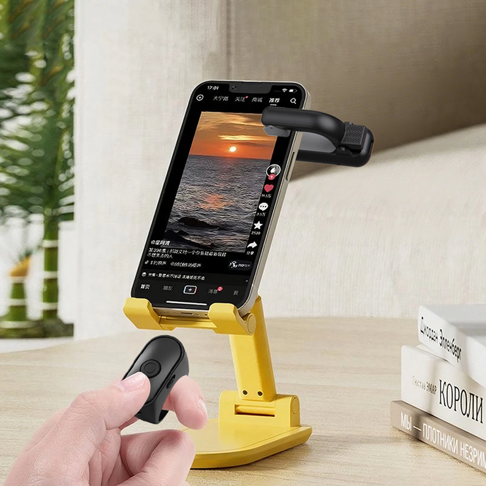 2-in-1 Page Turner Clicker Leichter E-Book Page Turner Record Triggers Remote für Kindle Paperwhite Scribe Zubehör Image