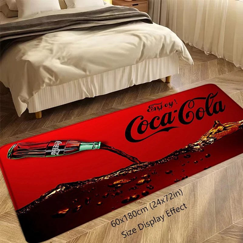 Floor Mat Non-slip Foot Rug for Entryway Cocas Hallway Carpet Colas Kitchen Water Adsorbed Rugs Fluffy Bedside Mats Home Decor