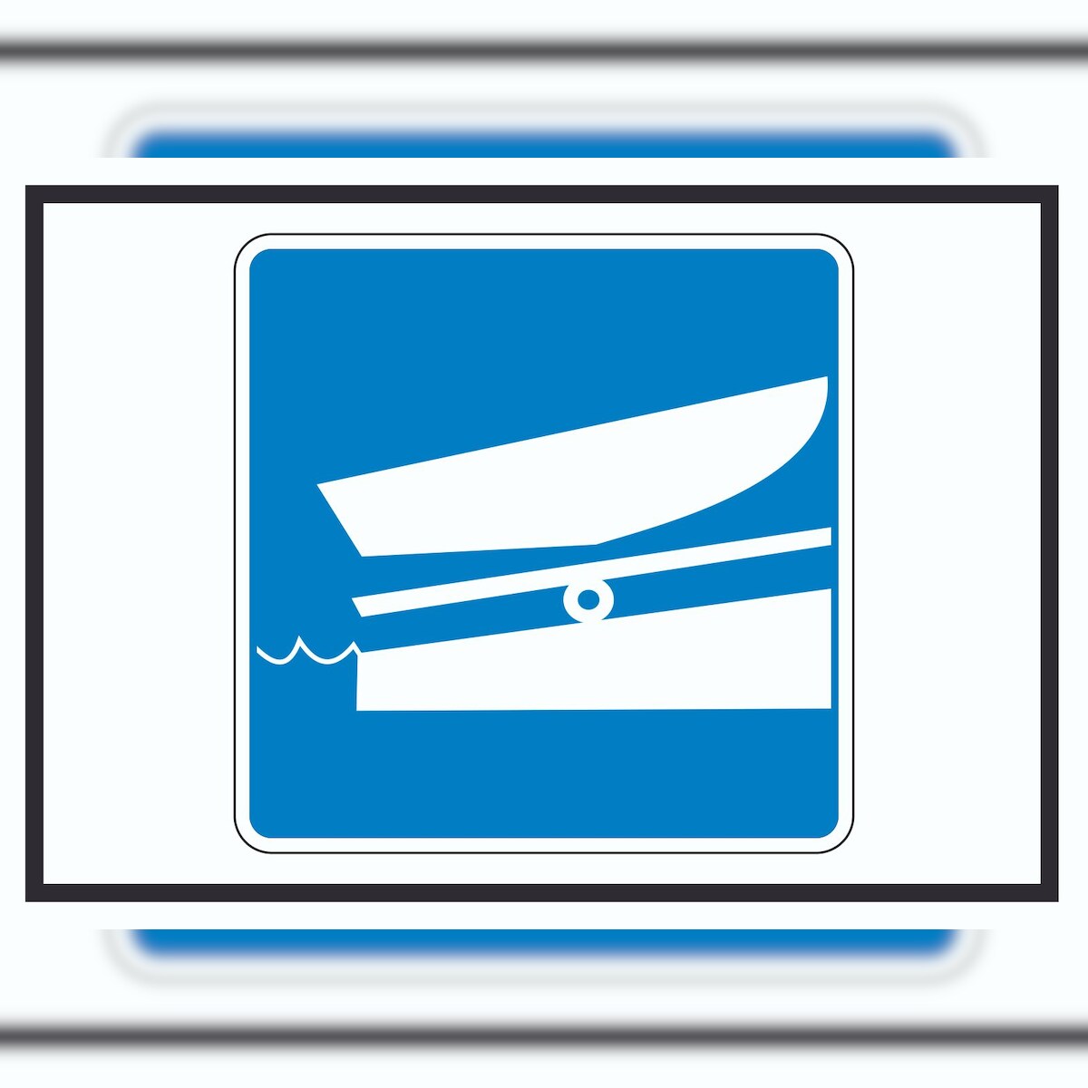 HB-Druck Ein- und Auswassern erlaubt Symbol A6 (105x148mm) Image